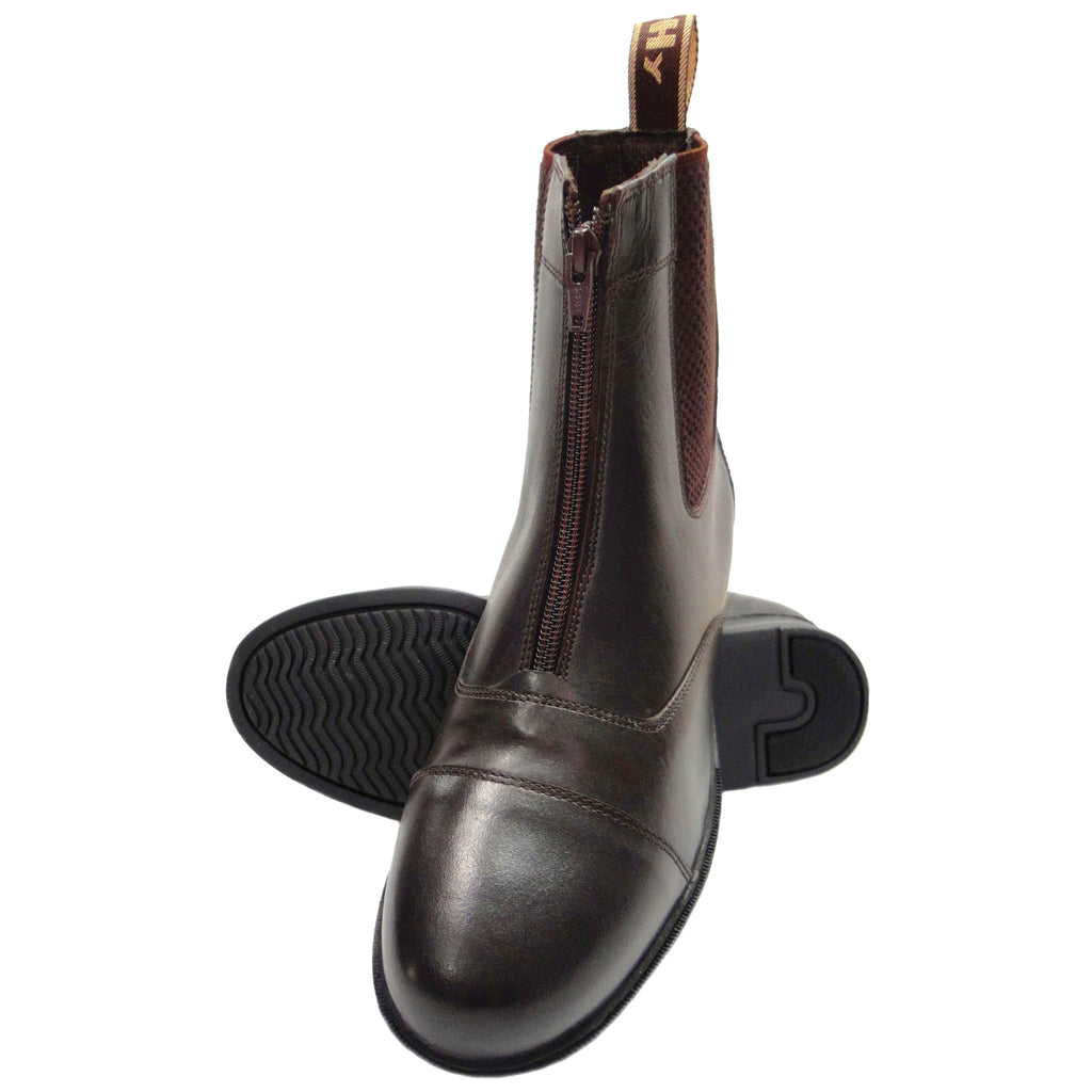 HyLand Canterbury Zip Jodhpur Boot with a Leather Upper and Cambrill Lining - Male Equestrian