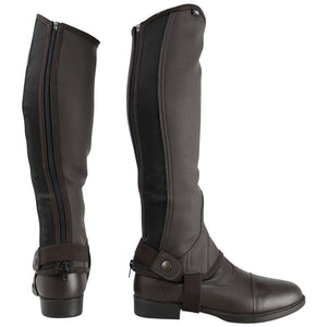 HyLAND Synthetic Combi Leather Chaps - Great Everyday Protection - Male Equestrian
